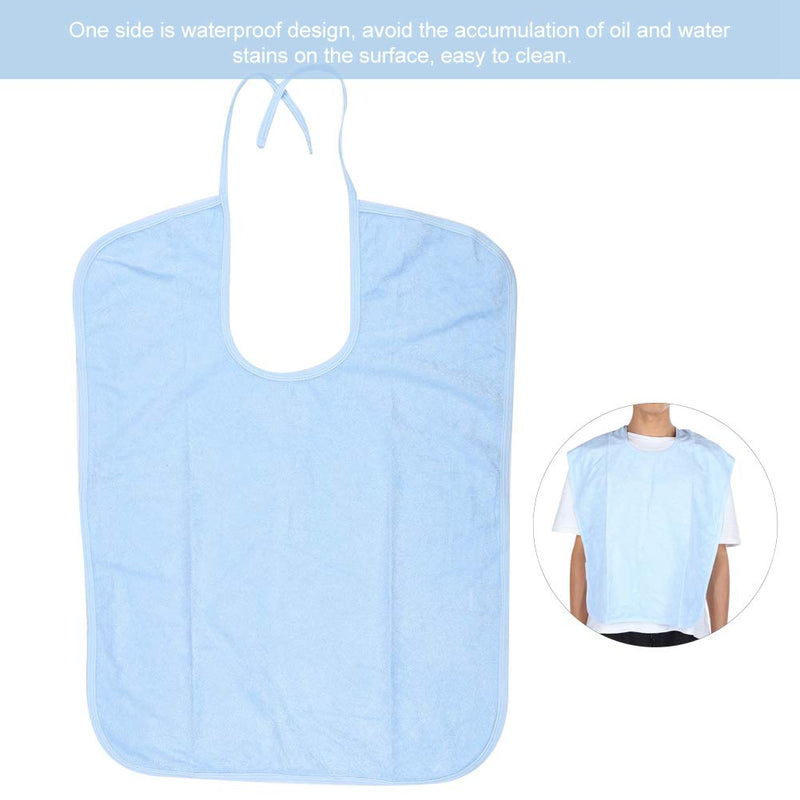 [Australia] - Professional Adult Bib, Elderly Waterproof Bib, Adult Mealtime Saliva Towel + Dining Apron Clothes Protector for Women & Men - Protect Clothes Tidy 50*70 1# 