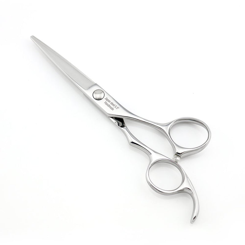 [Australia] - 5.5" Barber scissors Hair scissors Professional Hair Shears Cutting Shears Japan 440C Silvery Convex Blades Kinsaro 5.5" Cutting 