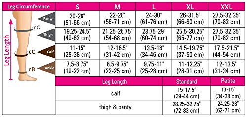 [Australia] - duomed Advantage 20-30 mmHg Calf Standard Closed Toe Beige x-Large Beige-new 