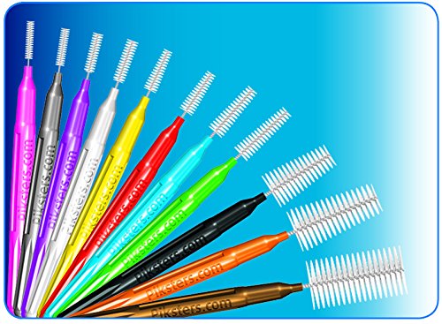 [Australia] - Piksters Interdental Brushes, Size 5, Blue Handle Blue (Size 5) 10 Count (Pack of 1) 
