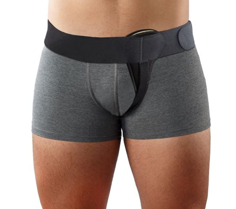 [Australia] - Movibrace Inguinal Groin Hernia Belt | Left, Right or Double (Left, X-Large), Black 