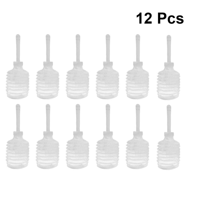 [Australia] - Artibetter 10pcs Disposable Enema Douche Applicator Bottle Vaginal Douche Anal Applicator for Women Men 200ml (Transparent) Transparent 12pcs 