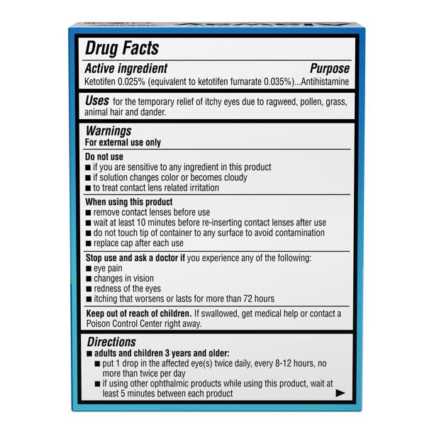 [Australia] - Allergy Eye Itch Relief Eye Drops by Alaway, Antihistamine, 10 mL (Pack of 2) , Packaging may vary 0.34 Fl Oz (Pack of 2) 