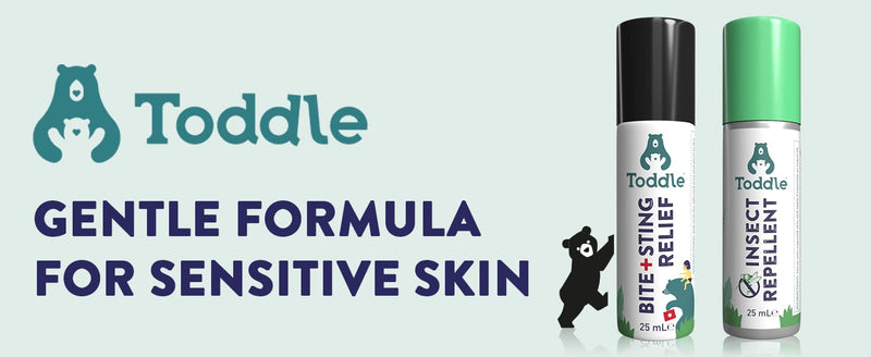 [Australia] - Toddle Bite & Sting Relief Spray 25ml | for Use on Face & Body | Suitable for Use On Infants | Long Lasting Relief | Tea Tree Infused for Skin Cooling & Calming Effect | Dermatologically Tested 1 