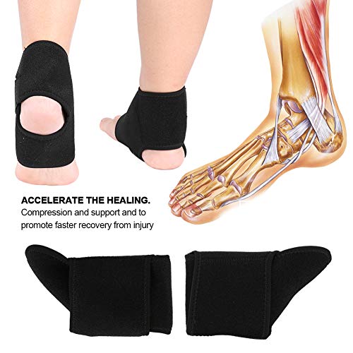 [Australia] - Ankle Protector, 2Pcs Ankle Brace Support Warm Foot Drop Guard Sprain Injury Wrap Belt Elastic Stabilizers for Sports 