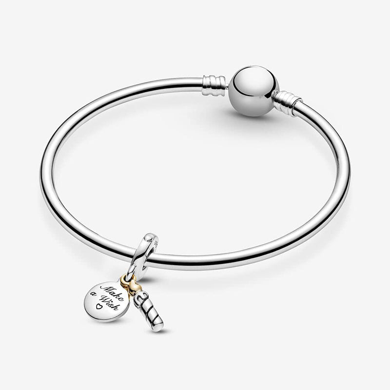 [Australia] - EZ Tuxedo Highlight Charms 925 Sterling Silver The Moments Birthday Party Jewelry Collection for Bracelets Birthday Candle 