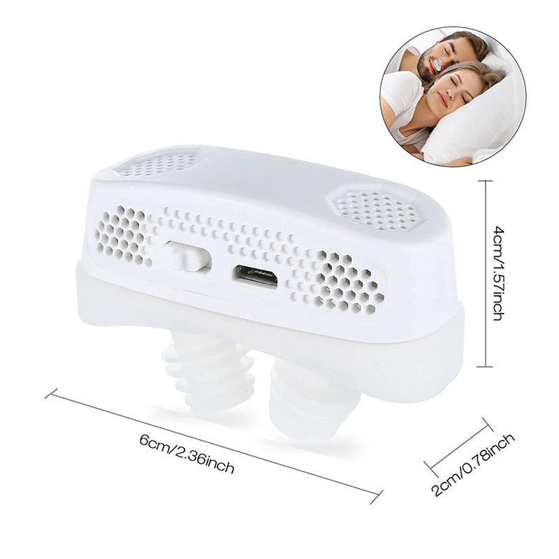 [Australia] - Anti -Snoring Devices 3 in 1, Snore Stopper Instant and Effective Air Purifier Filter Nose Vents Snoring Solution for Men and Women(White） 