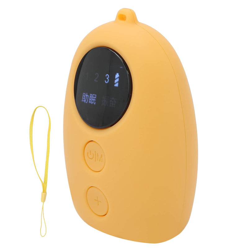 [Australia] - Holding Sleep Aid Device, Intelligent Micro-Current Sleeper, Sleep Quickly, Pulse Sleep Instrument, Insomnia Anxiety Machine (Yellow) Yellow 
