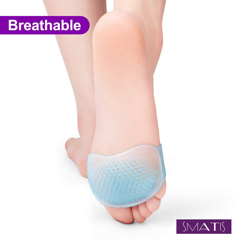 [Australia] - Metatarsal Pads for Women and Men, 4PCS Ball of Foot Cushion Foot Pads Heel Cushions for Shoes for Metatarsalgia Neuroma Mortons Neuroma Pads Atrophy Burning Sensations Relieve Pain 