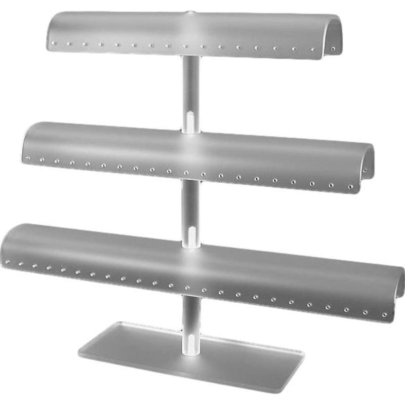[Australia] - FindingKing White Acrylic Tree T-Bar 60 Pair Earring Display Stand 
