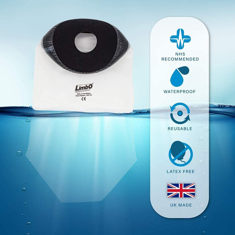 [Australia] - LimbO Waterproof Protectors Dressing Cover, Adult Hand Shower Cover MITT, 22 to 25 cm Forearm Circumference Cast circumference of 33 cm max Protector 