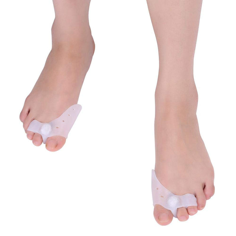 [Australia] - Toe Separator,2 Pairs Gel Toe Separator for Bunion Hallux Valgus Hammer toes Anti-Skid Breathable Toe Spreader el Big Toe Bunion Guard 