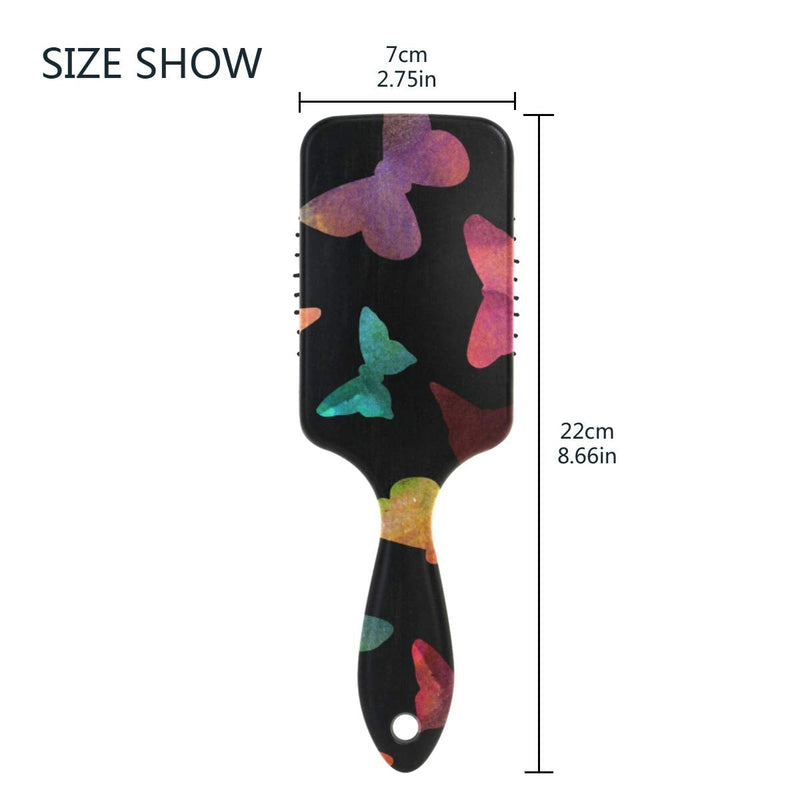 [Australia] - Hair Brush for Women Girls, Butterfly Hairbrush Air cushion comb for Long, Thick, Curly, Wavy, Dry or Damaged Hair, Reducing Hair Breakage and Frizzy, No More Tangle 