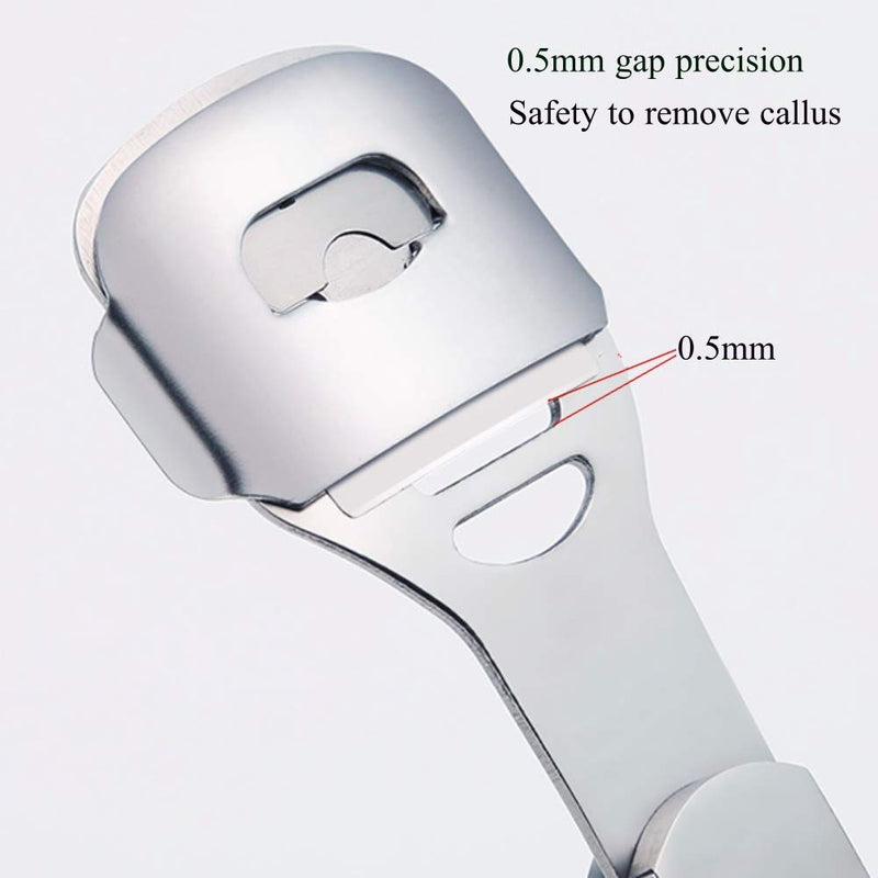 [Australia] - Foot Razor for Callus Removal - Calusses Shaver, Wood Handle Foot Shaver Callus Remover for Feet and Hand Hard Skin Remover 10 Blades 