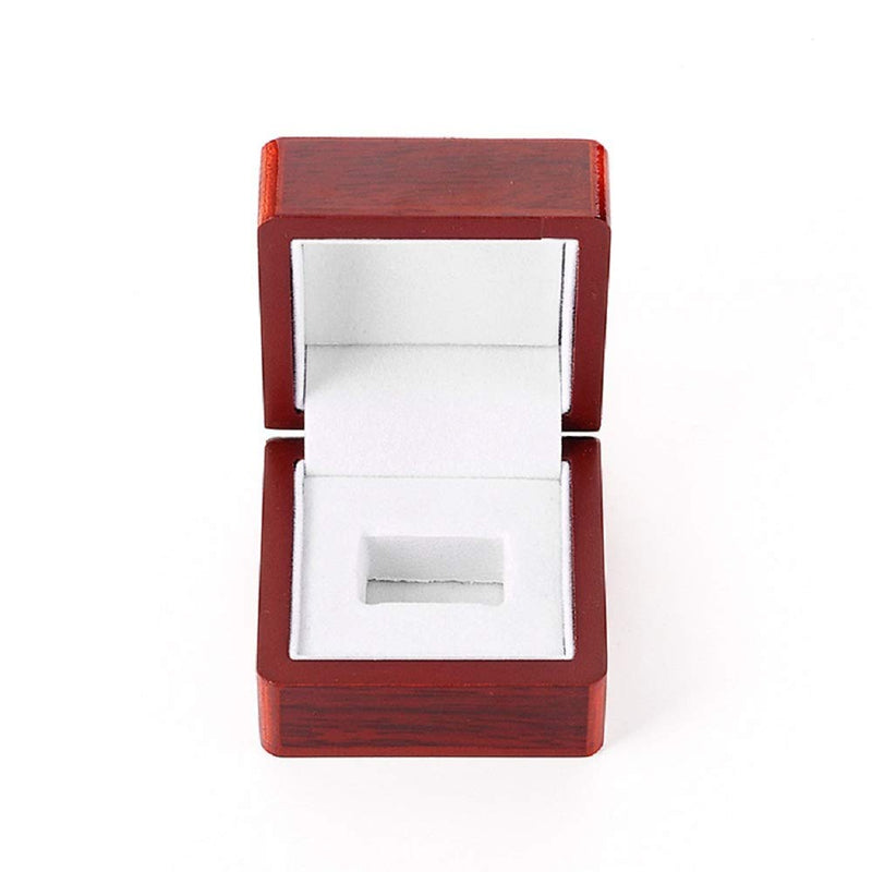 [Australia] - JunningGor Display Wooden Single Ring Box (Fit Mens Big Heavy Ring) 