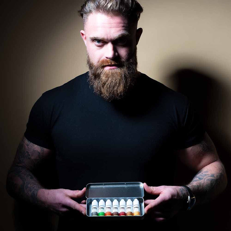 [Australia] - Beard Oil Collection - Gifts for Men | 7 Premium Scents In A Tin | Natural Carrier Oils | Helps To Condition, Hydrate & Moisturise | Reduce Itching, Dandruff and Helps with Beard Growth | Beard Grooming Kit 