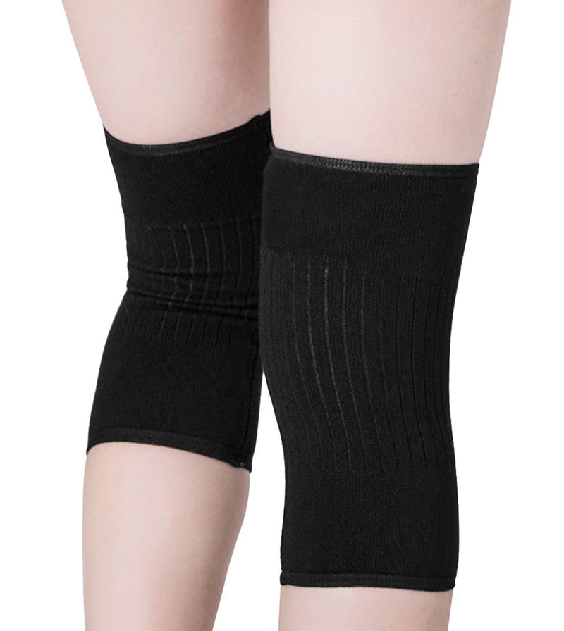 [Australia] - Thermal Knee Warmer Sleeve Winter Leg Brace Protector Circulation Improvement,Joint Pain Relief,Knee Arthritis Knitted Wool for Men Women Running Gym Yoga Fitness Keep Warm Soft Knee Brace 1 Pair 