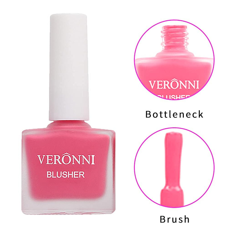 [Australia] - VERONNI Fruit Juice Liquid Blusher ,Vegan Face Blush Waterproof Long Lasting Blushes,Cruelty-Free for a Shimmery Finish (#401) #401 