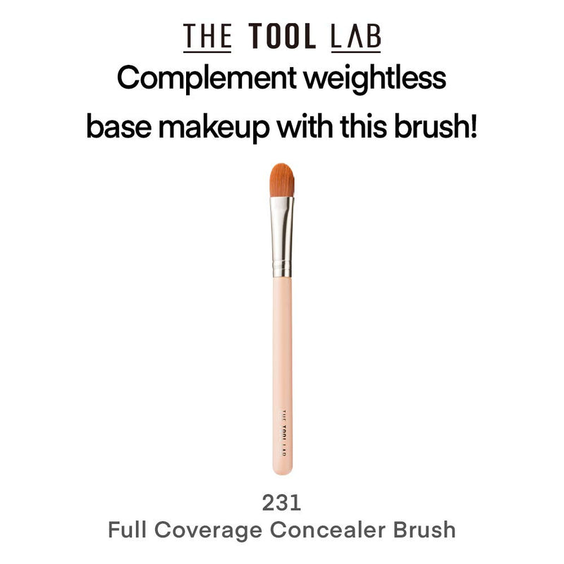 [Australia] - THE TOOL LAB 231 Full Coverage Concealer Brush - Concealer Foundation Brush Makeup Brush Stain Pore Acne-Premium Quality Synthetic Dense Bristles Cosmetic 