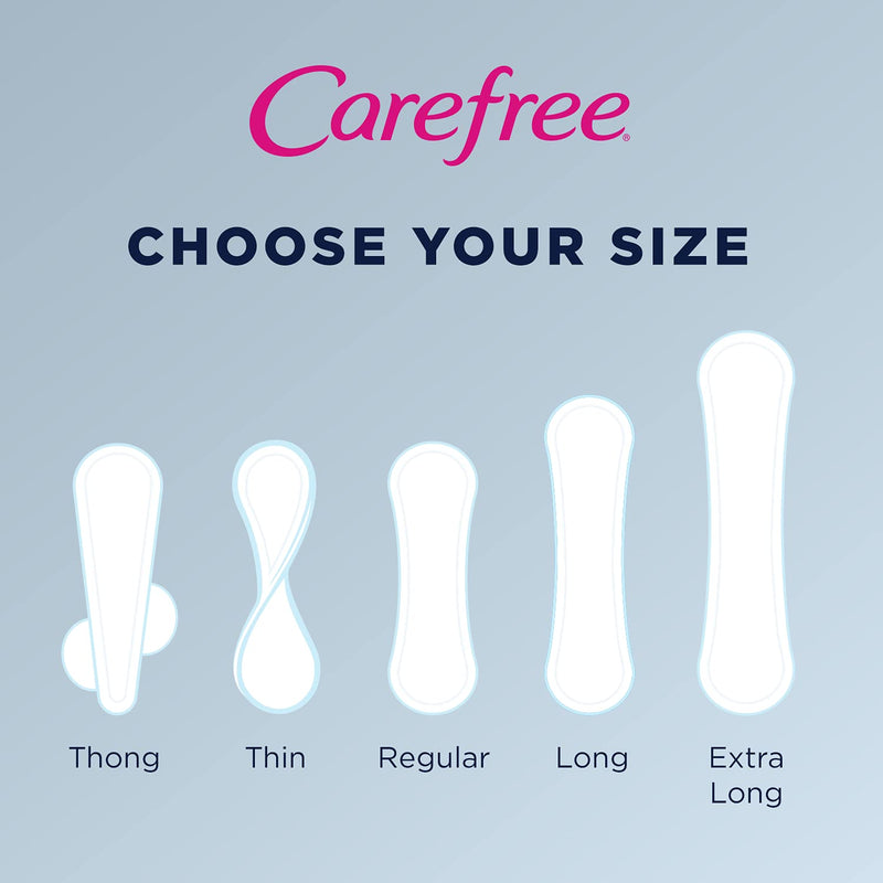 [Australia] - Care Free Acti-Fresh Body Shaped Regular Pantiliners, Fresh Scented, 54 Count (Pack of 1) , Package may vary 