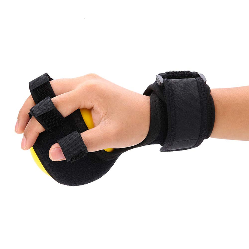 [Australia] - Finger Grip Power Training Ball Set, Muscle Strength Training Elastic Wristband, Grip Ball Splint Hand Orthosis Rehabilitation Fitness Exercise Traning Set 