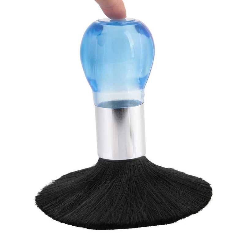 [Australia] - 2 Colors Neck Face Duster Brush Soft Barber Hair Cleaning Hairbrush Cutting Hairdressing Styling Tool for Salon Use(Blue) 