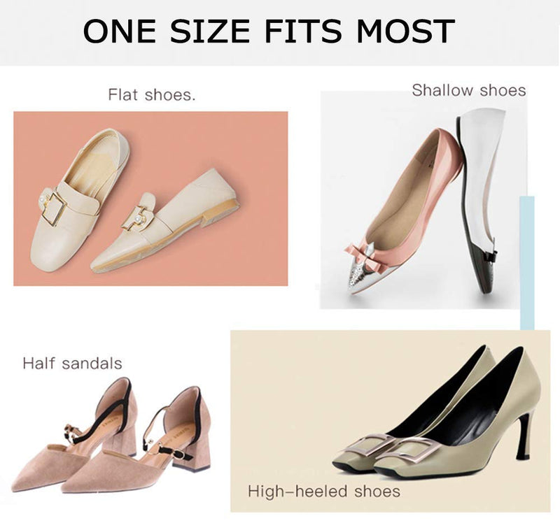 [Australia] - Gel Insoles for Women (4 Pieces), Rapid Pain Relief Ball of Foot Cushions Forefoot Shoe Cushions Party Shoes High Heel Gel Pads, Rapid Pain Relief 2 Pairs 