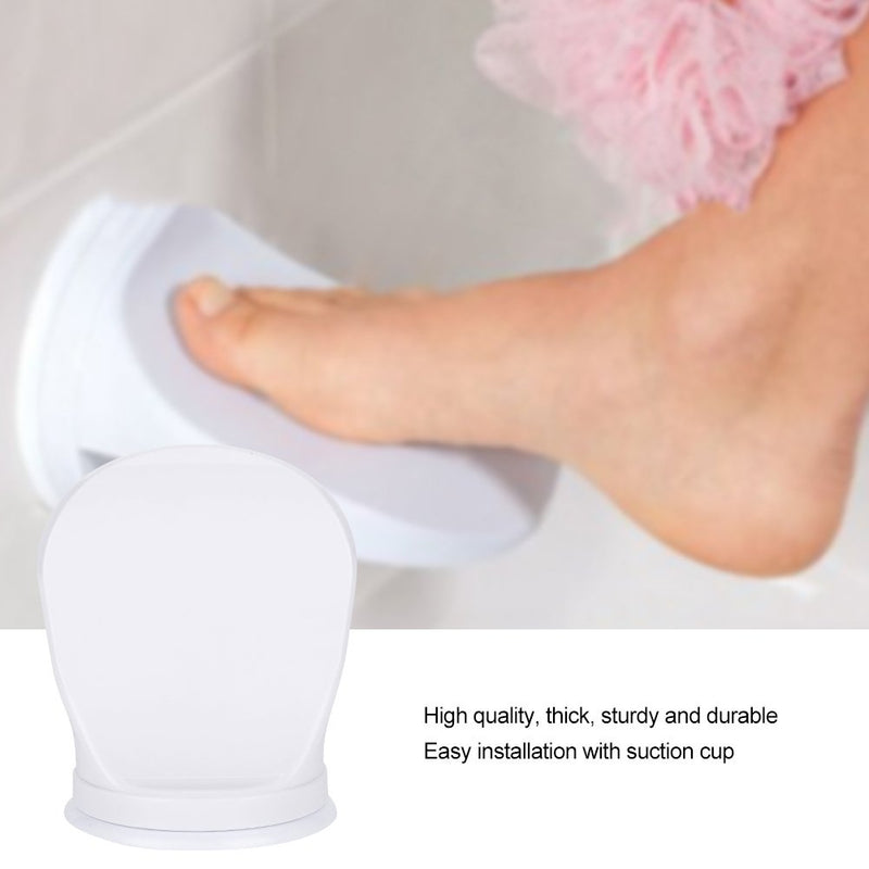 [Australia] - Suction Cup Foot Rest Shower Foot Rest Non-Slip Foot Support Safe Grip Plastic Bathroom Shower Shaving Leg Aid Foot Rest Suction Cup Step for Home Hotel 