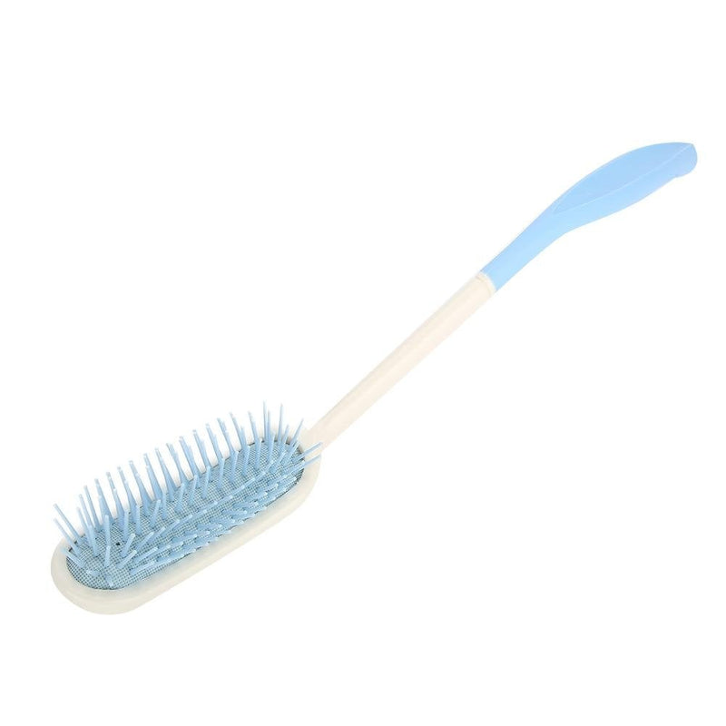 [Australia] - Long Handle Soft Comb how long handled hairbrush, Long hair brush Anti-slip Handle Comb, Soft brush, Beauty Hair for Adults, Children, the Elderly and Hand Disabled Inconvenient Upper Limb Activities Blue 