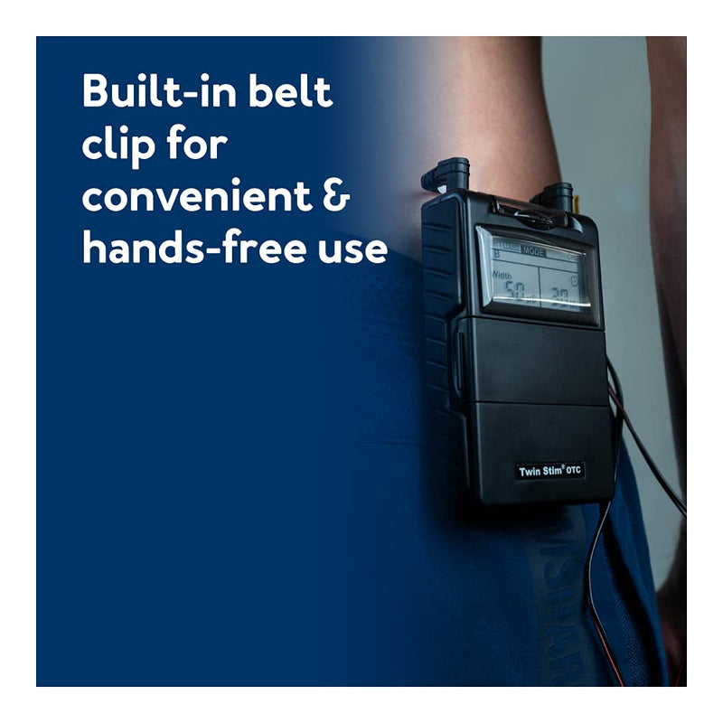 [Australia] - Roscoe Medical TENS Unit and EMS Muscle Stimulator - OTC TENS Machine for Back Pain Relief, Lower Back Pain Relief, Neck Pain, or Sciatica Pain Relief, Clinical Strength Stim Machine 