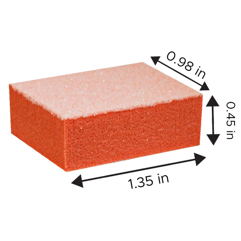 [Australia] - Karlash Nail Mini Orange Buffer Block File 80/100 Grit 2 Sided (130 Count) 130 Count 