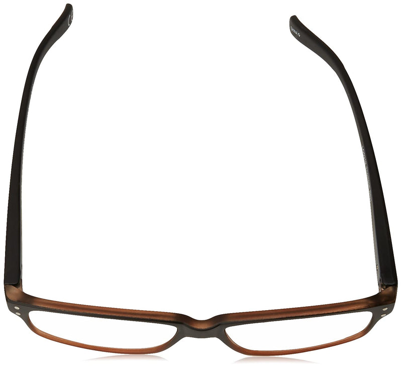 [Australia] - Foster Grant Men's Thomson Square Readers Brown/Transparent 1.5 x 