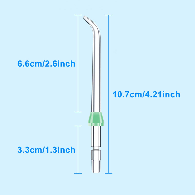 [Australia] - Flosser Replacement Tips for Waterpik Water Flosser , Flosser Refill Heads Replacement Heads for waterpik, Compatible with Waterpik Oral Irrigator & Dental Flosser(6 Classic Jet Tips) 