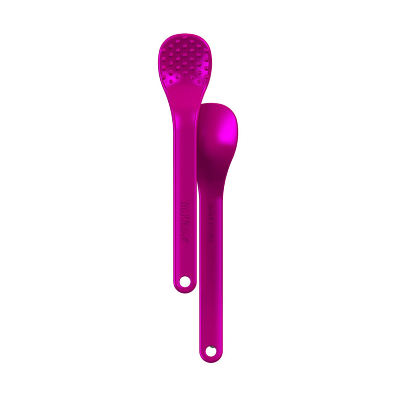 [Australia] - TalkTools Bumpy Maroon Spoons (TalkTools Bumpy Maroon Spoons (6pk)) TalkTools Bumpy Maroon Spoons (6pk) 