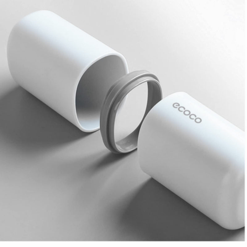 [Australia] - Meiyijia Toothbrush Case Cup, Wheat Straw Toothbrush Holder Travel Cup, Washing Cup, Use for Travel Hiking Camping School Bathroom (white/1) White/1 