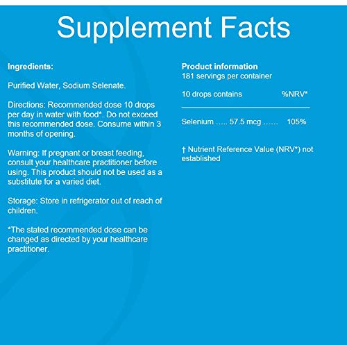 [Australia] - Ionic Selenium Supplement 100ml | Contains Selenium in The Form of Sodium Selenate | Easy to Consume Selenium Liquid | Only Active Ingredients & Purified Water 