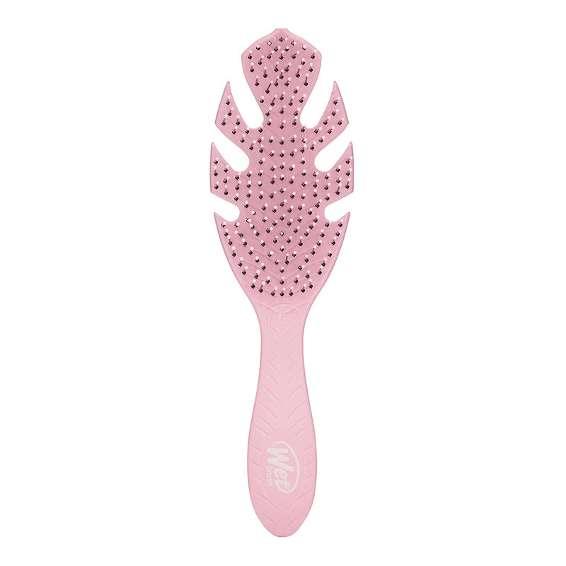 [Australia] - WetBrush Go Green Biodegradable Detangler Hairbrush Soft Intelliflex Bristles Pain Free Brushing All Hair Types Pink 