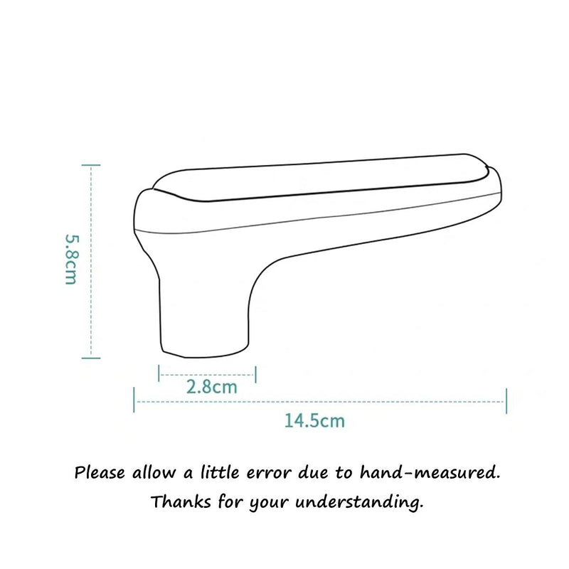 [Australia] - Eggone 4/Set Silicone Door Handle Cover Door Grip Anti-Collision Anti-Static Multifunctional Door Handle Protective Cover for Home (2Pcs Knob & 2Pcs Lever Door Handle Cover) 2pcs Knob & 2pcs Lever Door Handle Cover 