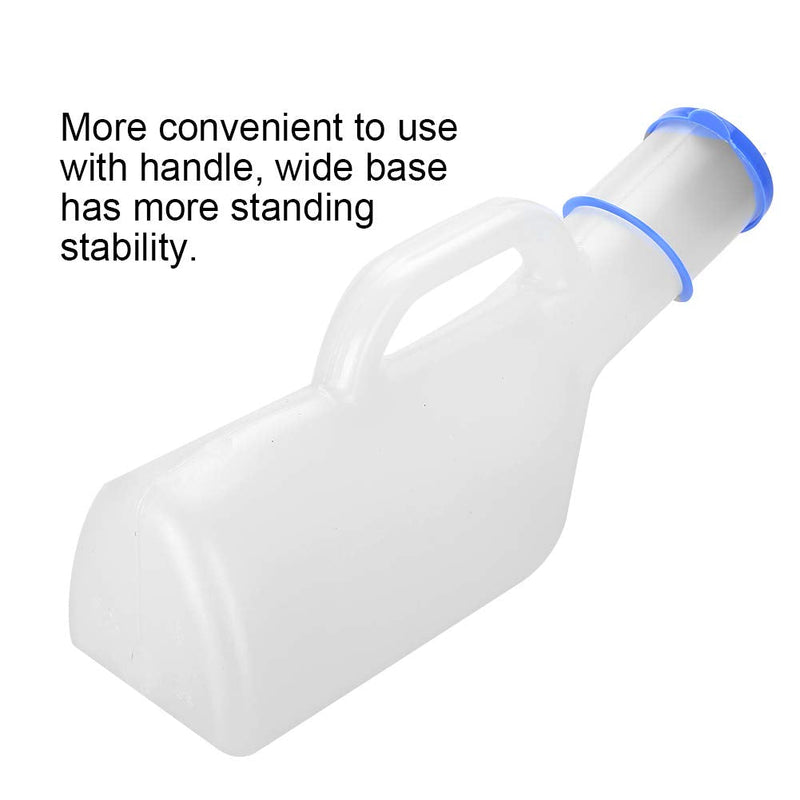 [Australia] - 1000ml Portable Outdoor Urine Bottle with Lid Kids Adults Mobile Toilet Urine Collector Urinals Transparent Urinal for Elderly Children 