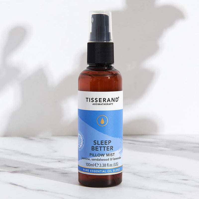 [Australia] - Tisserand Aromatherapy | Sleep Better, Total De-Stress and Happy Vibes Mood Mist and Sleep Spray | Mists with 100% Pure Essential Oils | 3X 100ml 