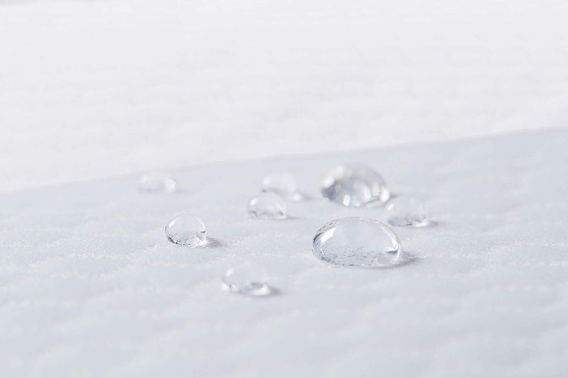 [Australia] - STERLING MILL WATERPROOF ANTI ALLERGY ZIPPED QUILT DUVET PROTECTOR COVER SINGLE DOUBLE KING SUPERKING (Single) White 