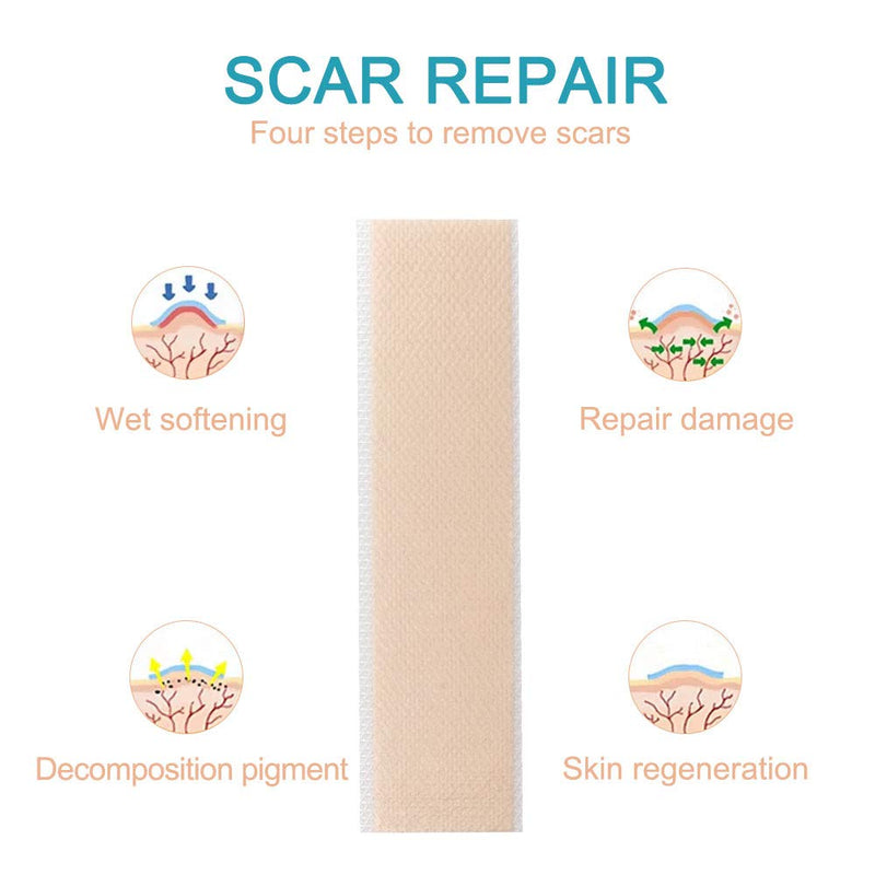 [Australia] - Silicone Scar Sheets, IFUDOIT 4 Sheets Reusable Silicone Scar Removal Sheets, Effectively Repair Scars Resulting from Surgery, Injury, Burns, Acne, C-Section 1 Pcs 