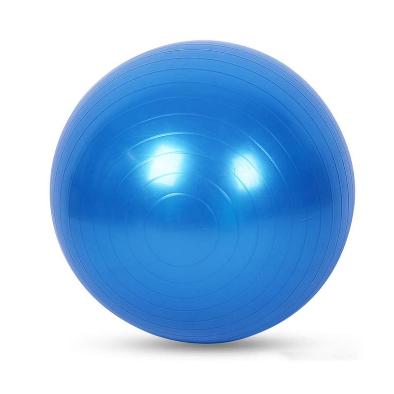 [Australia] - ZHIYE Pilates Yoga Ball Exercise Ball Core Fitness Bender, Yoga, Stability, Barre, Training Physical Therapy Anti-Slip Swiss Ball Gym Home 45CM Diameter PumpBlue 