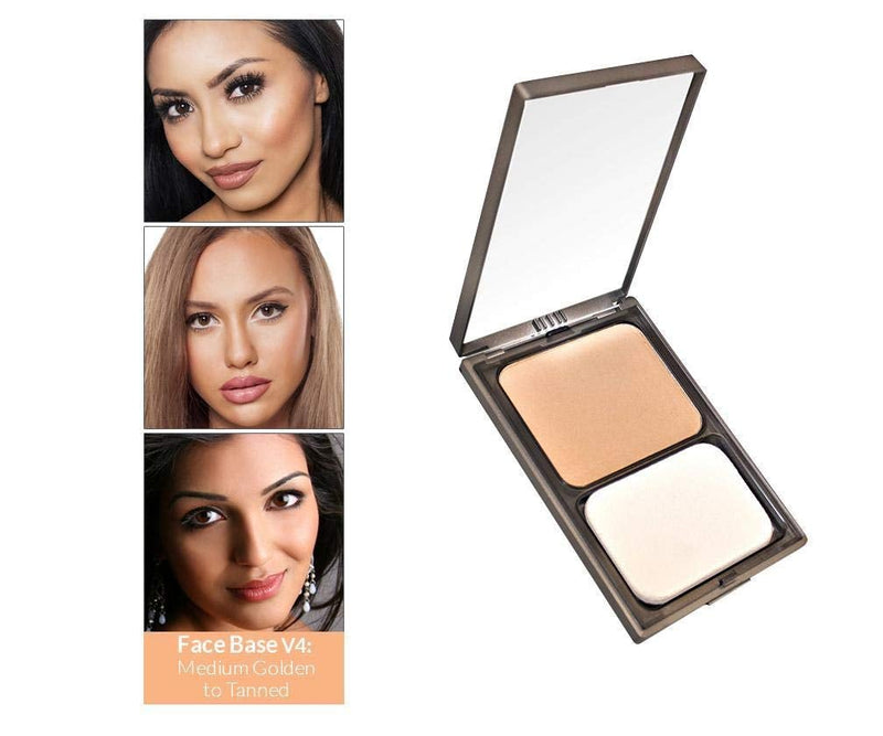 [Australia] - Vasanti Face Base Powder Foundation with Mineral Pigments - Oil-Free, Paraben-Free (V15 - Deep Rich) 