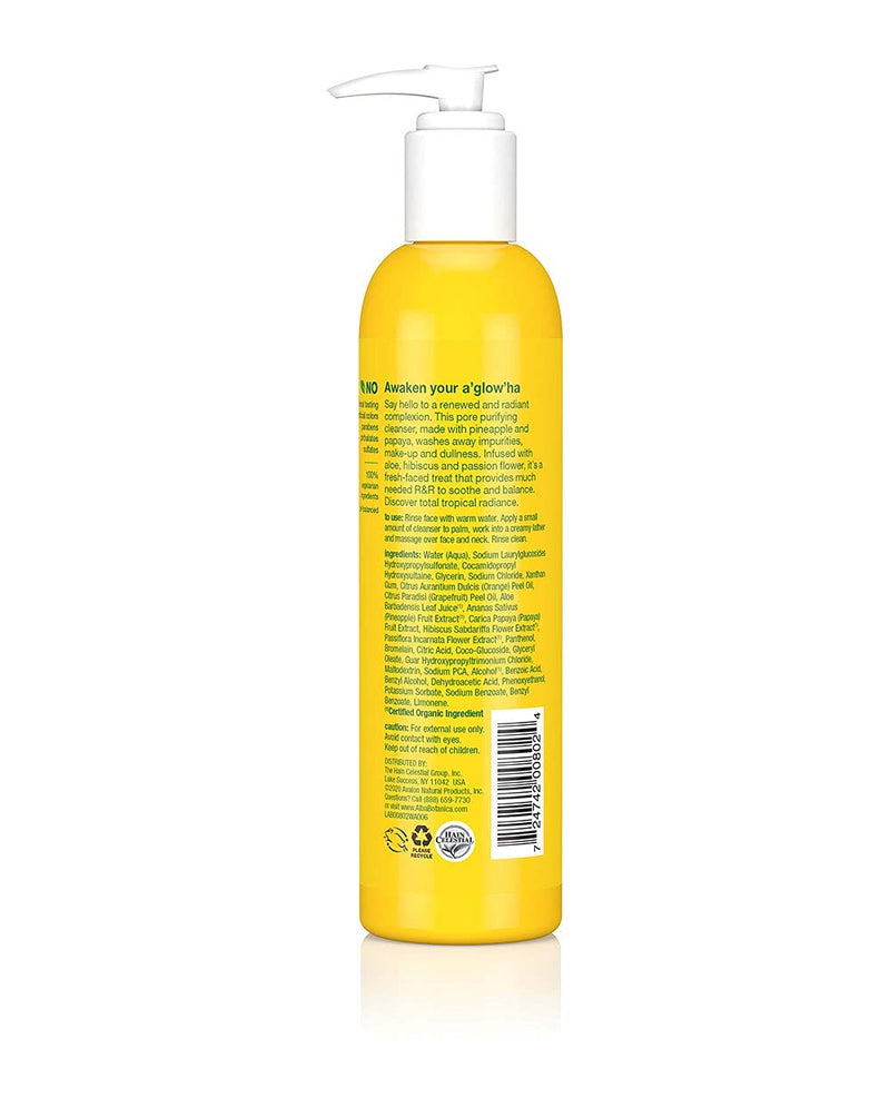 [Australia] - Alba Botanica Hawaiian Facial Cleanser, Pore Purifying Pineapple Enzyme, 8 Oz 8 Fl Oz (Pack of 1) 