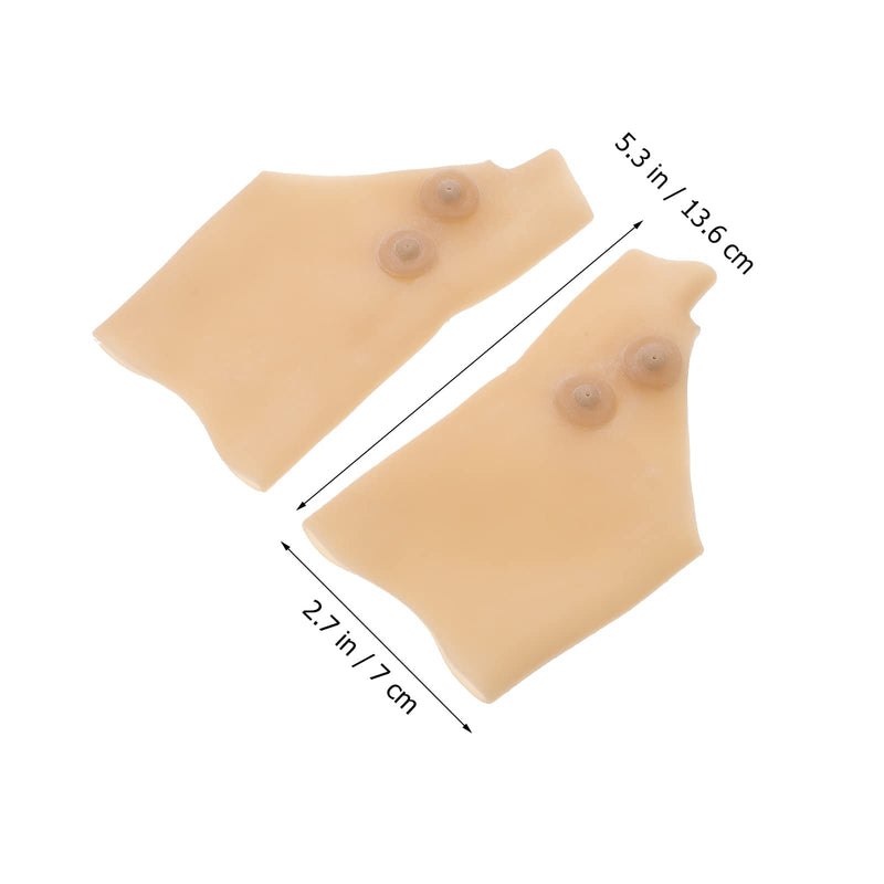 [Australia] - VORCOOL Wrist and Thumb Braces Gel -Wrist Hand Thumb Gloves Waterproof Elastic Silicone Gel Wrist Support Brace for Tenosynovitis Typing Pain Relief 1Pair 