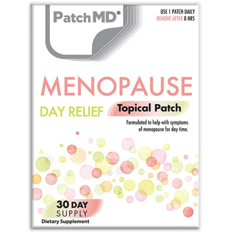 [Australia] - PatchMD Menopause Day Relief™ - 30 Daily Topical Patches. 100% Natural & Vegan. Allergy & Filler Free. High Absorption More bioavailable. Suitable for Sensitive stomachs & bariatric. 
