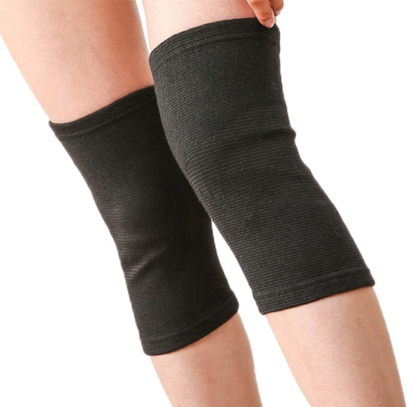 [Australia] - WT-DDJJK Non Slip Sleeve, Unisex Knee Support Sleeves Bamboo Charcoal Fabric Sports Compression Warm Brace Anti-Slip Wrap Pads Joint Pain Injury Recovery 