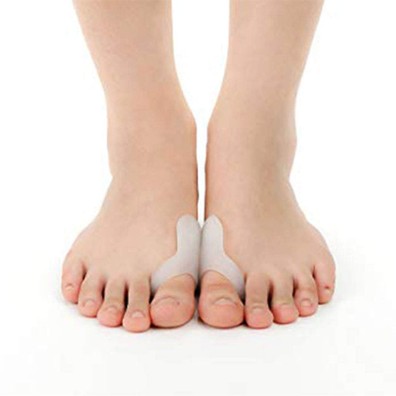 [Australia] - PEDIMEND Silicone Gel Big Toe Straightener - Bunion Corrector Sleeve - Gel Toe Spreader - for Hallax Valgus Pain Relief - Foot Care (1PAIR) 