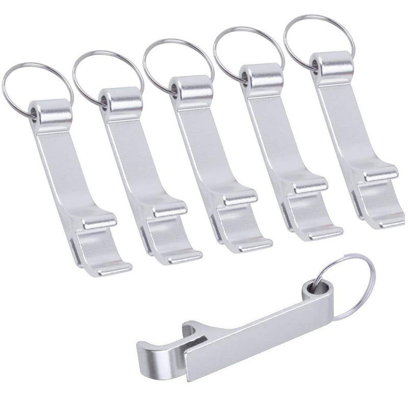 [Australia] - nuoshen 8 Pack Beer Bottle Opener, Mini Bottle Openers Keys Small Beverage Keychain Ring for Can Open 